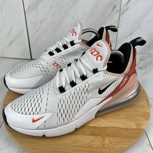 Nike Air Max 270 Womens Size 11 White Pink Oxford Running Walk Shoes DQ4693-100 - Picture 3 of 12